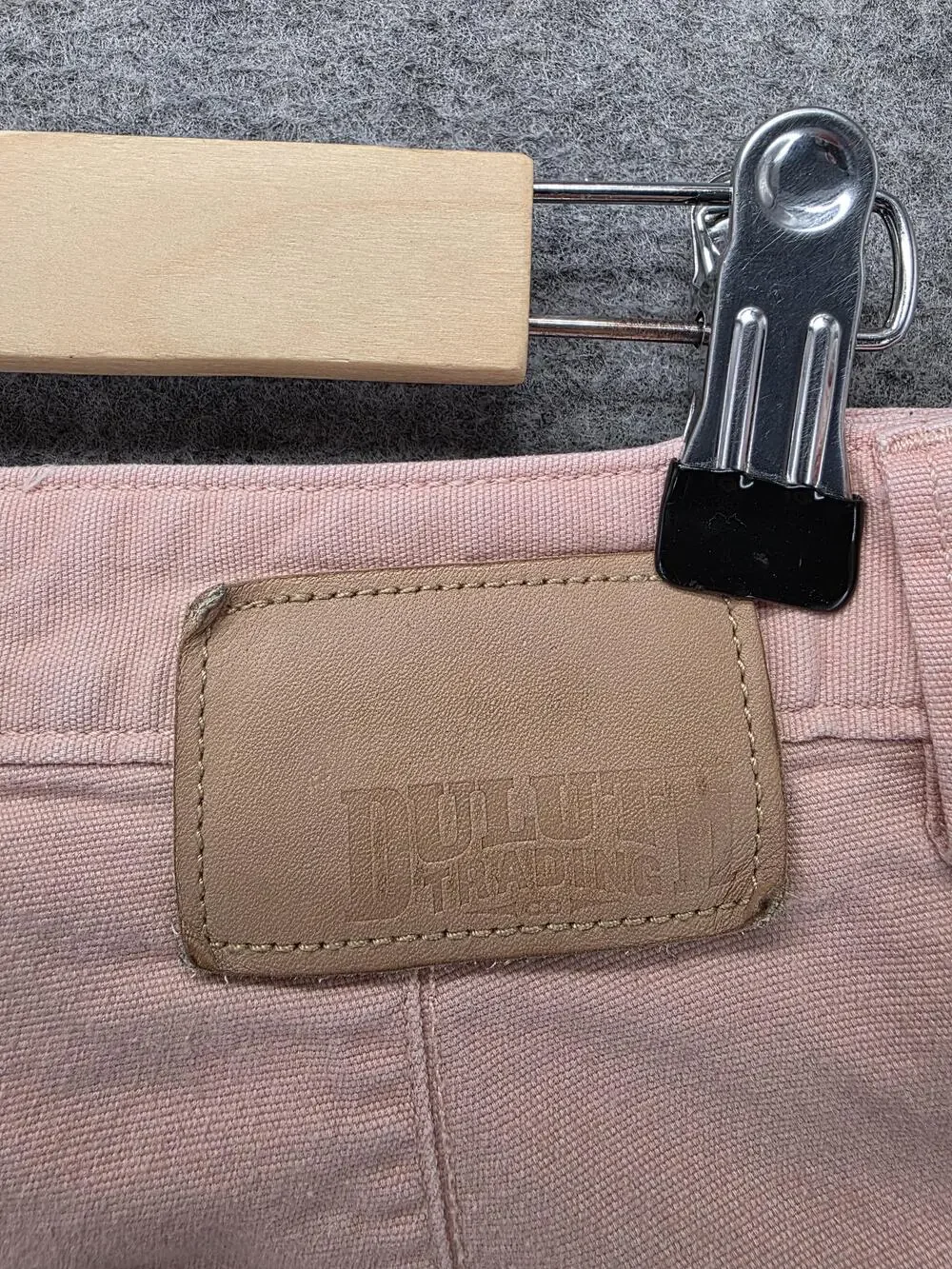 Duluth Trading Co. Pants Womens 8 Pink Carpenter Slim Stretch Pockets 29 In